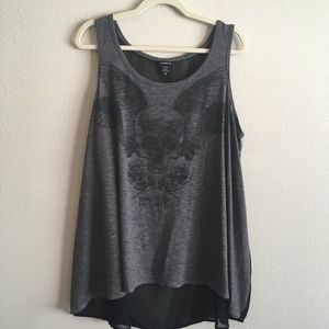 Torrid Black & Gray Tank| Size:0